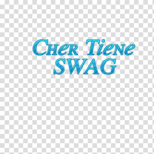 Texto Cher Tiene SWAG Pediido transparent background PNG clipart