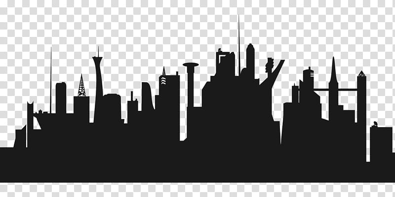 New York City, Cities Skylines, Silhouette, Ifwe, Logo, Black And White
, Text, Metropolis transparent background PNG clipart