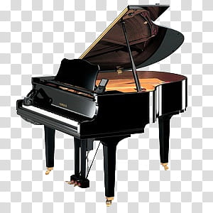 , black grand piano transparent background PNG clipart