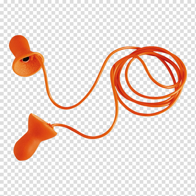 Orange, Earplug, Earmuffs, Personal Protective Equipment, Hearing Protection Device, Clothing, Hard Hats, Labor transparent background PNG clipart