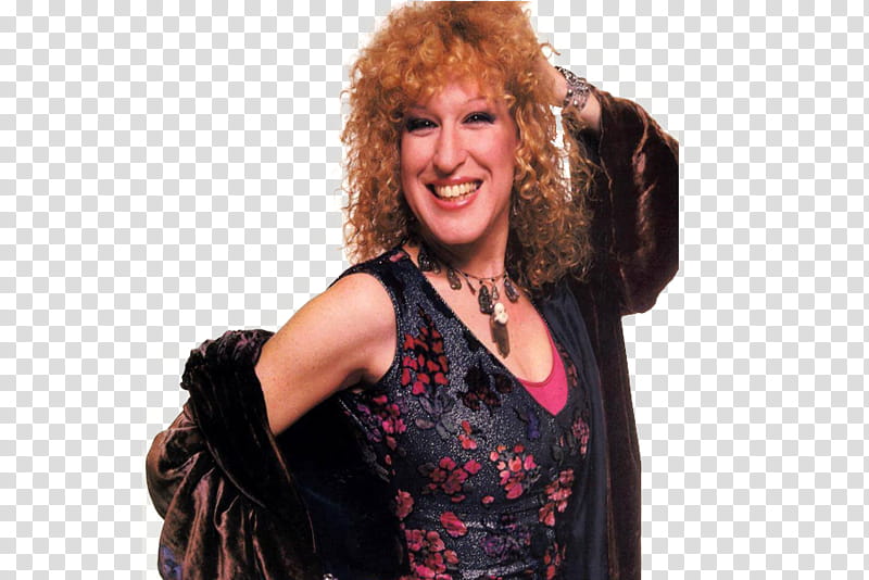 Bette Midler transparent background PNG clipart