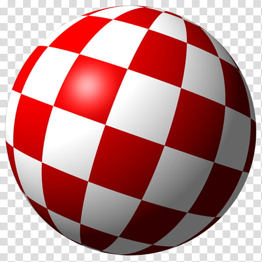Amiga Boing Ball Icons Set, AmigaBoingBallSmoothShaded-, round red and white checkered ball transparent background PNG clipart