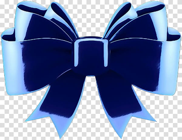 Bow tie, Pop Art, Retro, Vintage, Blue, Cobalt Blue, Ribbon, Electric Blue transparent background PNG clipart