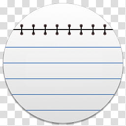Tondo F Icon Set Notebook, [tondo][f]NoteLine- transparent background PNG clipart
