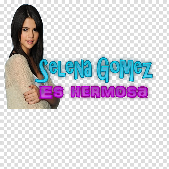Selena Gmez es hermosa transparent background PNG clipart