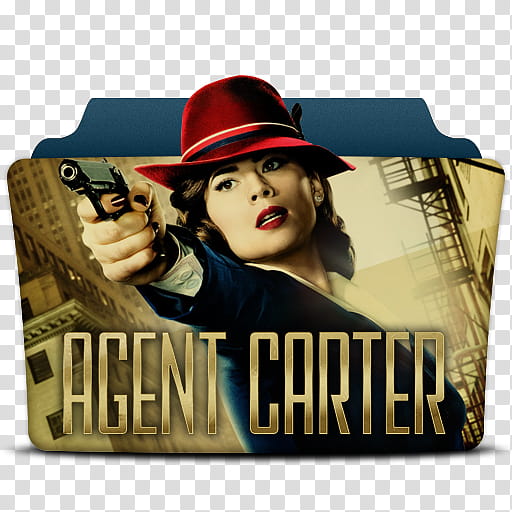 TV Series Folder Icons COMPLETE COLLECTION, agent_carter transparent background PNG clipart