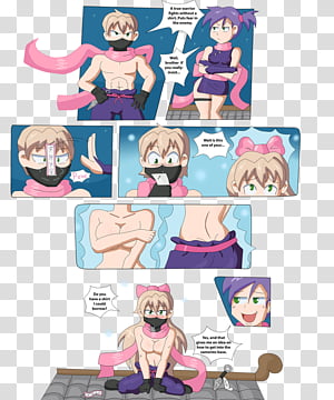 Ninja Girl (Gender Bender) transparent background PNG clipart thumbnail