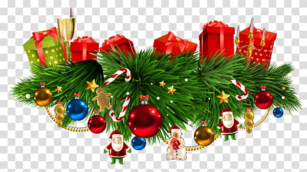 ChristmasByIrem, lei Christmas decor transparent background PNG clipart