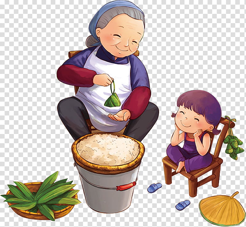 Dragon Boat Festival, Zongzi, Glutinous Rice, Bateaudragon, Cartoon, Model Sheet, Food, Cook transparent background PNG clipart