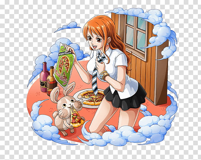 Nami, One Piece character transparent background PNG clipart