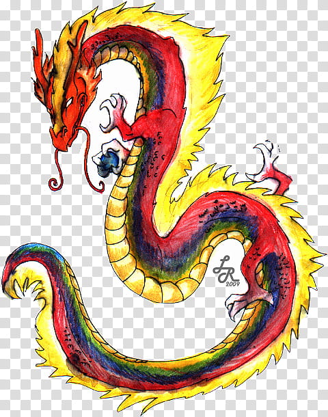 Chinese Dragon, China, Drawing, Fantasy, Chinese Mythology, Culture, Fire, Treasure transparent background PNG clipart