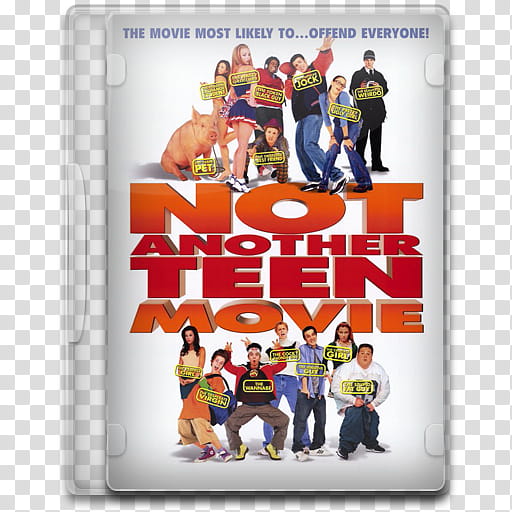 Movie Icon , Not Another Teen Movie, Not Another Teen Movie DVD case transparent background PNG clipart