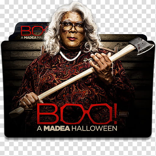 Boo A Madea Halloween  Folder Icon , Boo A Madea Halloween v transparent background PNG clipart