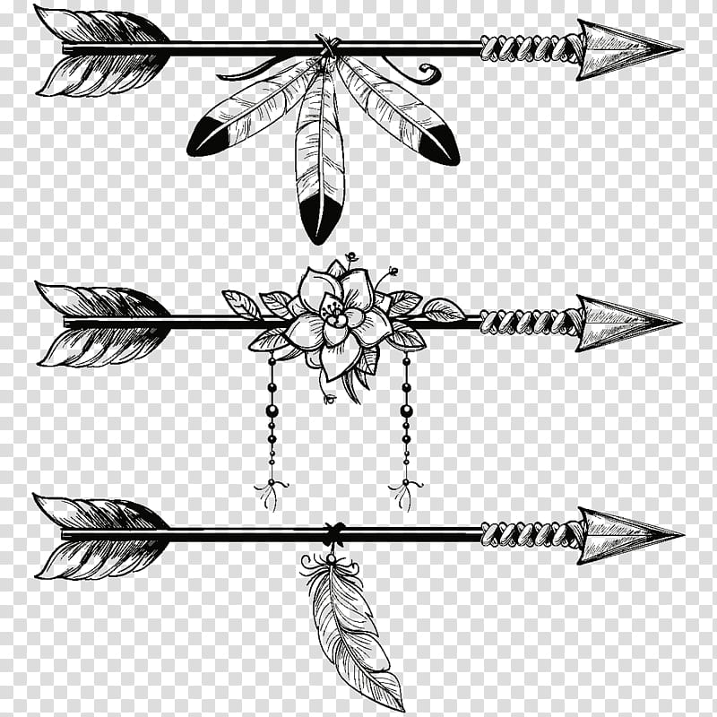 Line Art Arrow, Bohochic, Wall Decal, Bohemianism, Drawing, Insect, Blackandwhite, Symmetry transparent background PNG clipart