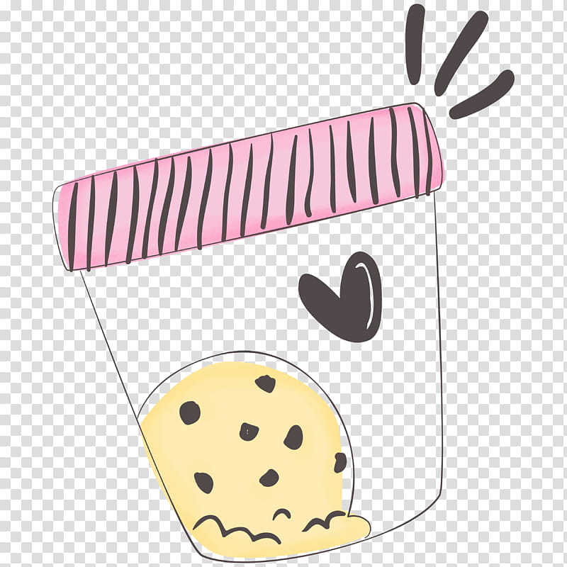 Ice Cream, Paper, Paper Cup, Textile, Facebook, Pink, Polka Dot, Smile transparent background PNG clipart