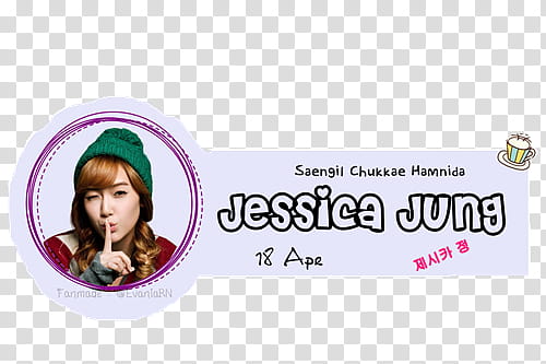 SNSD Stickers HBD Edition transparent background PNG clipart