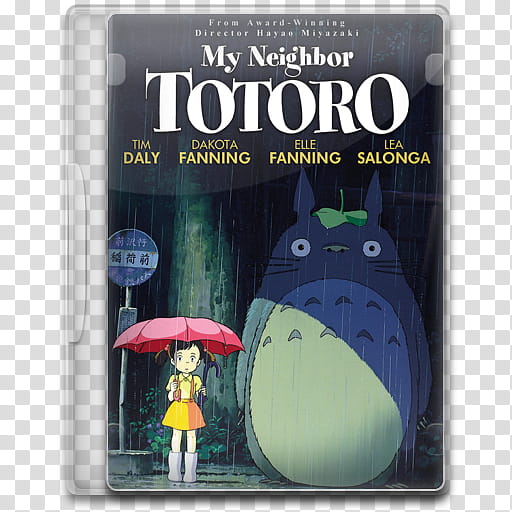 Movie Icon Mega , My Neighbor Totoro, My Neighbor Totoro DVD case transparent background PNG clipart