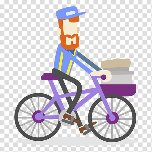 Violet Frame, Bicycle, Mountain Bike, Delivery, Logo, Logistics, Bicycle Wheel, Vehicle transparent background PNG clipart