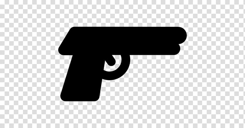 graphy Logo, Silhouette, Handgun, Black White M, Weapon, grapher, Firearm transparent background PNG clipart
