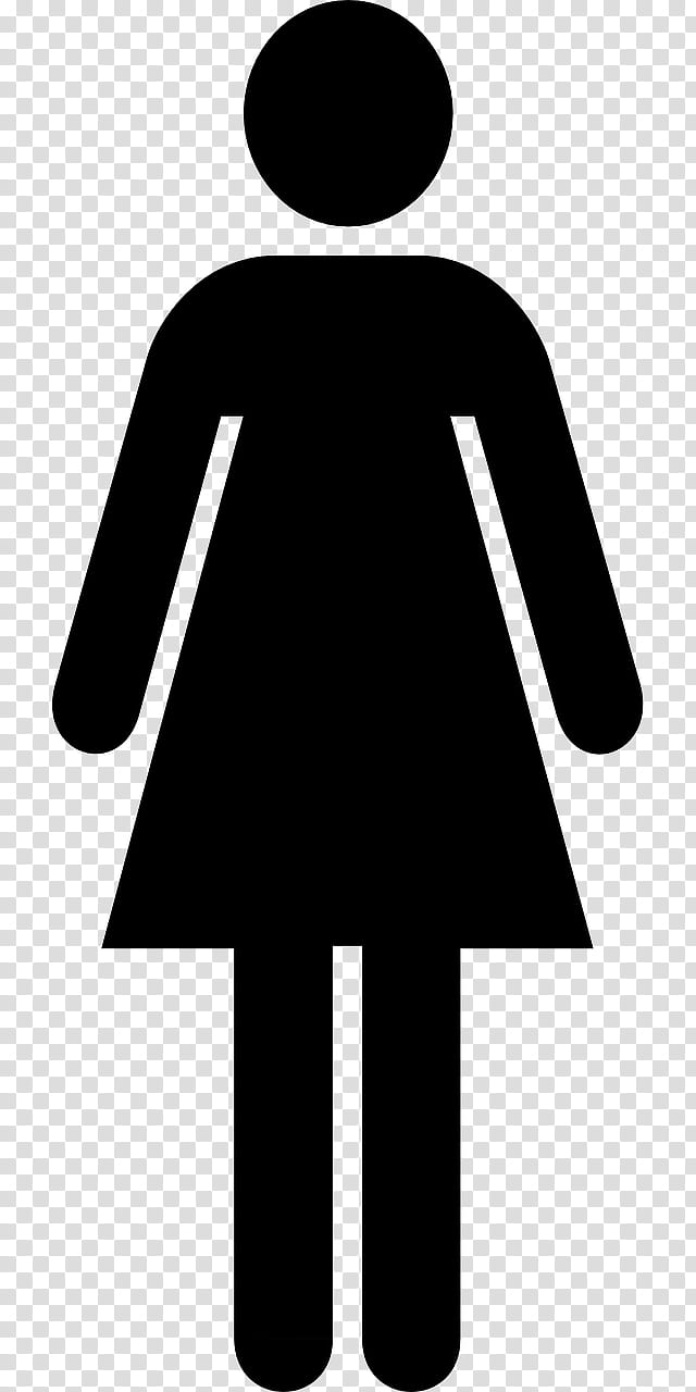 Little Girl, Public Toilet, Woman, Bathroom, Sign, Symbol, Male, Black transparent background PNG clipart