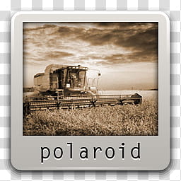 VARIATIONS , farming machine polaroid transparent background PNG clipart