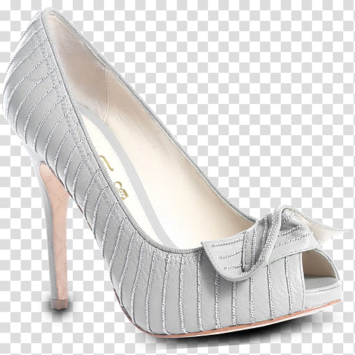 PART Material, unpaired white pump shoe transparent background PNG clipart