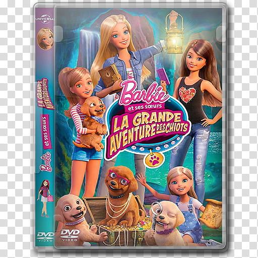 DvD Case Icon Special , Barbie & ses soeurs La grande aventure des chiots DvD Case transparent background PNG clipart