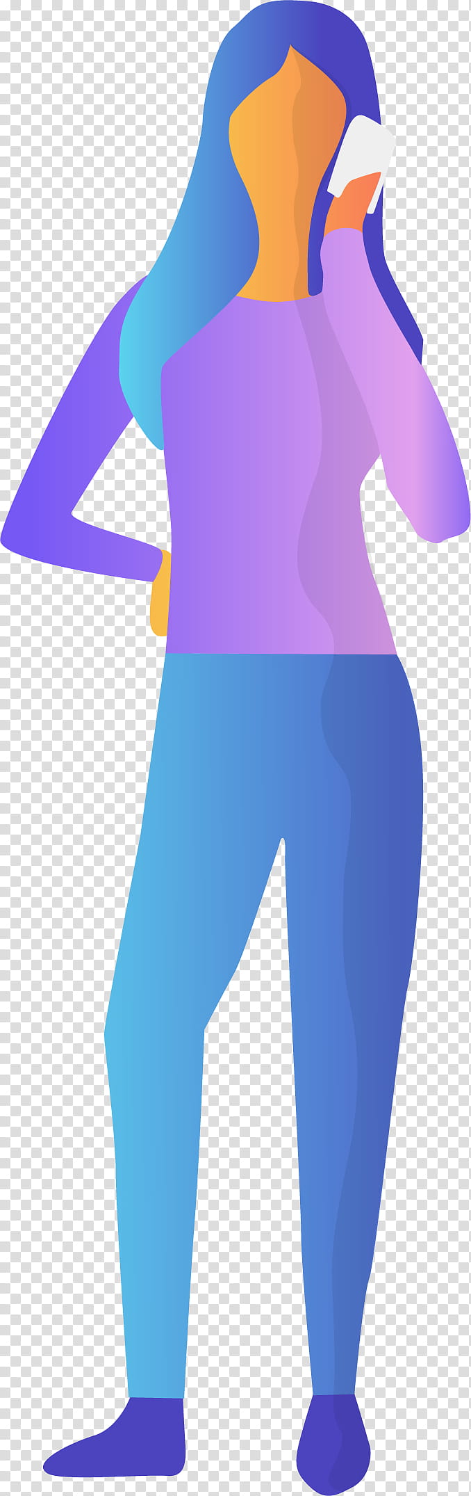 clothing blue electric blue standing purple, Cobalt Blue, Shoulder, Sleeve, Wetsuit, Spandex transparent background PNG clipart