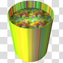 Plasma Gradient Tumbler Icons, plFrmwtwt_x, tubular multicolored illustration transparent background PNG clipart