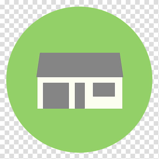 Green Circle, Apartment, House, Building, Home, Room, Logo, Square transparent background PNG clipart