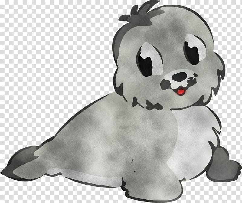 animal figure toy puppy dog, Cartoon, Snout, Stuffed Toy, Shih Tzu transparent background PNG clipart