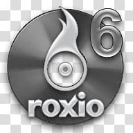 brushed macosx theme, Roxio  art transparent background PNG clipart