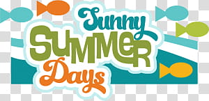 Summer , Funny summer Days transparent background PNG clipart