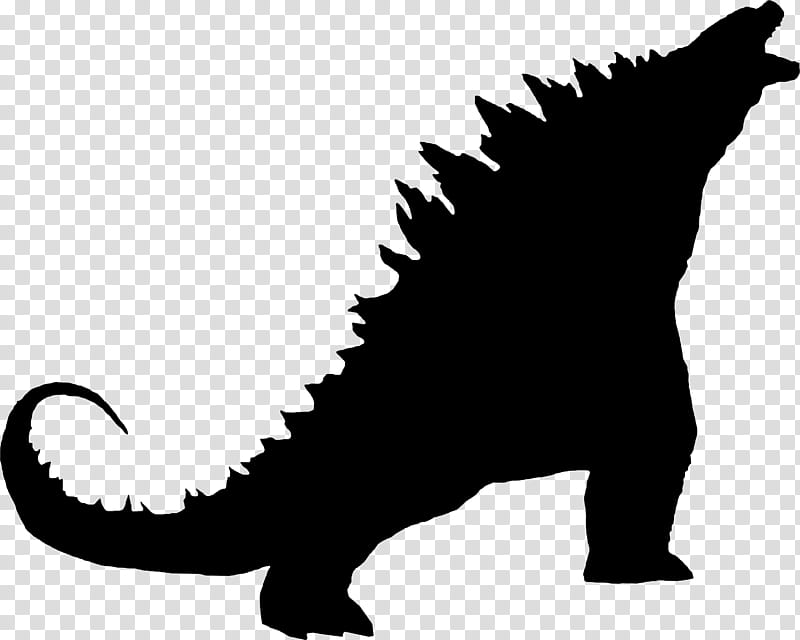 Godzilla Silhouette Renders transparent background PNG clipart