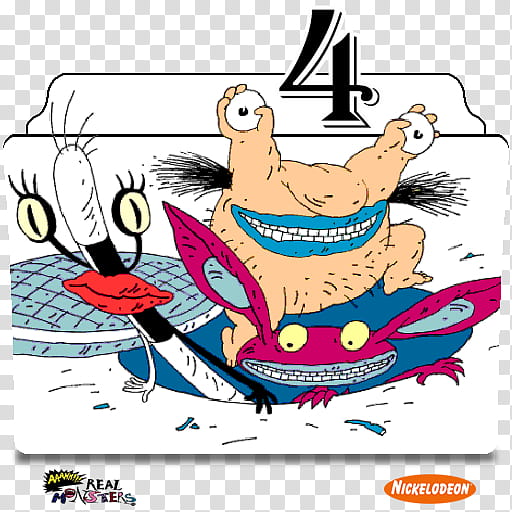 Aaahh Real Monsters series and season icons, Aaahh!!! Real Monsters S ( transparent background PNG clipart