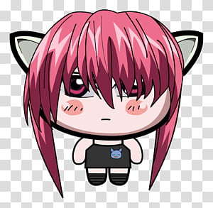 chibiLucy, girl anime character transparent background PNG clipart thumbnail