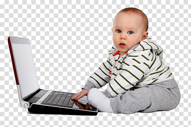Baby Boy, Infant, Child, Laptop, Diaper, Childhood, Toddler, Computer transparent background PNG clipart