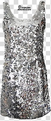 Glitter sequined prom dresses , women's silver scoop-neck dress transparent background PNG clipart