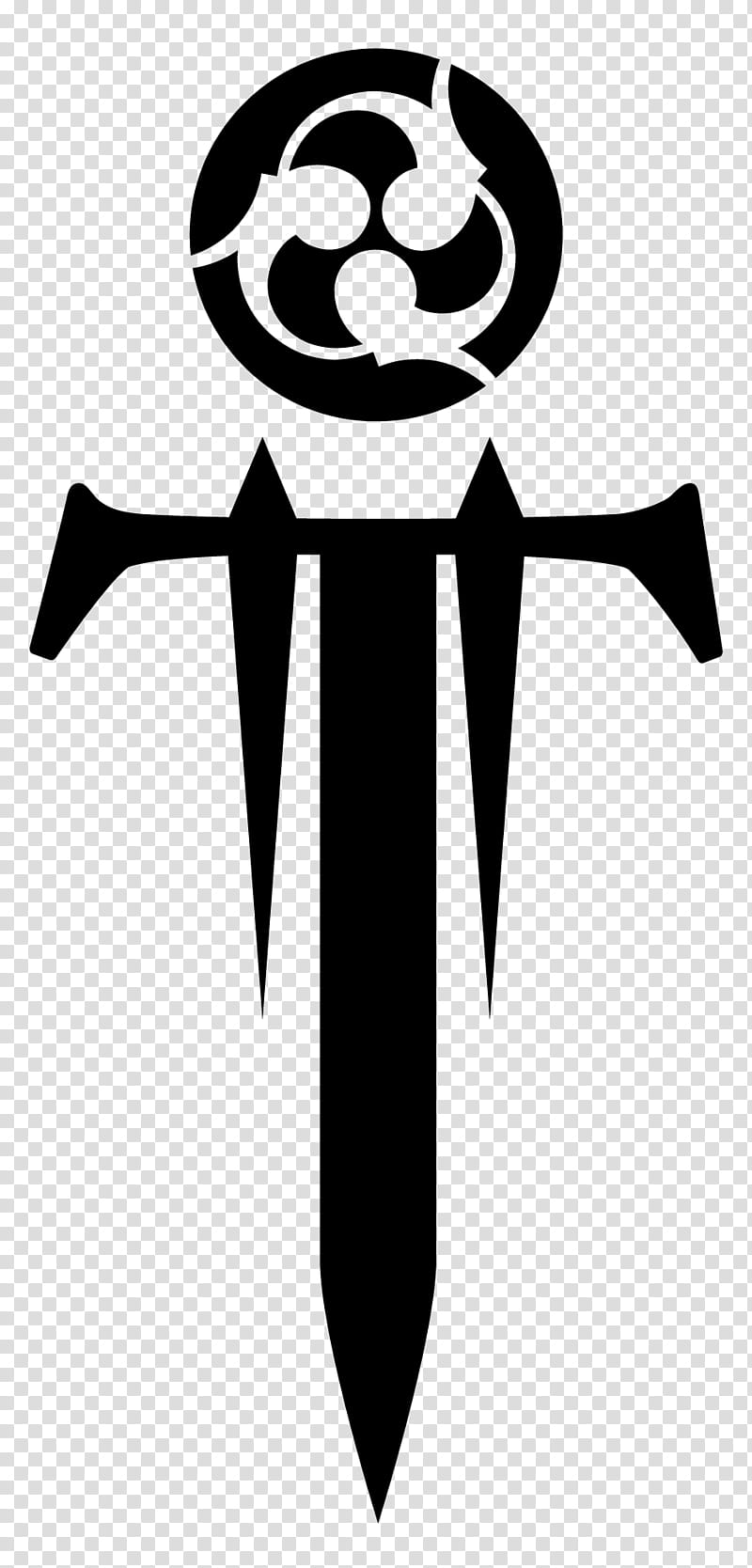 Trivium Logo, sword icon transparent background PNG clipart