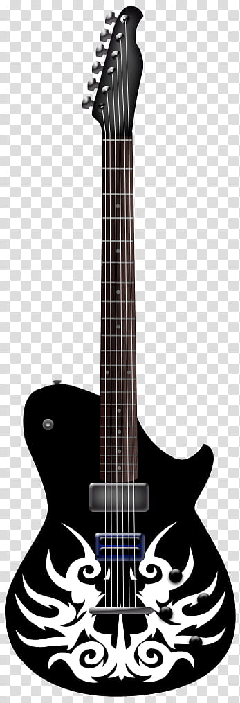 Guitar , black and white electric guitar transparent background PNG clipart