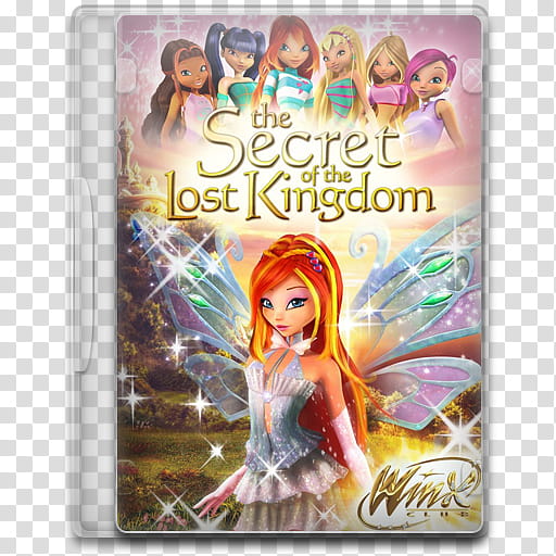 Movie Icon Mega , Winx Club, The Secret of the Lost Kingdom, The Secret of the Lost Kingdom DVD transparent background PNG clipart