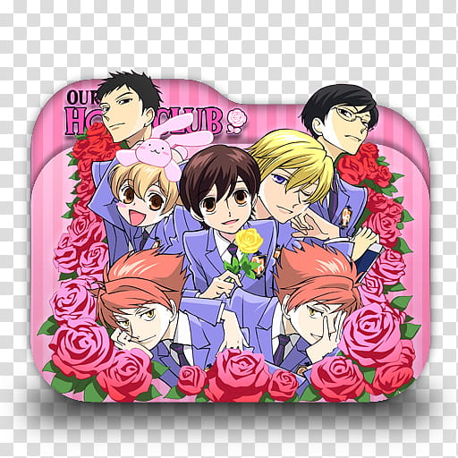 Ouran High School Host Club Anime Folder Icon , Ouran High School Host Club  , Ouran Highschool Host Club movie transparent background PNG clipart |  HiClipart