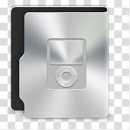 Aquave Aluminum, gray iPod classic folder transparent background PNG clipart