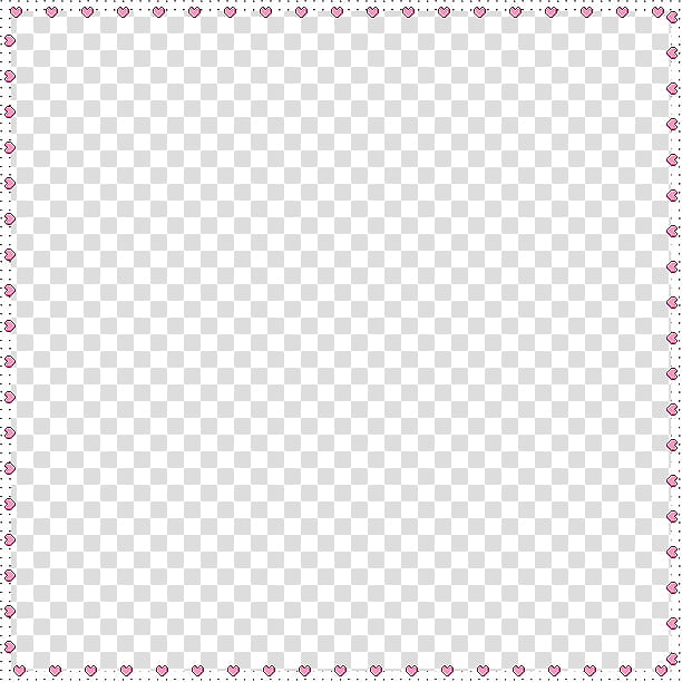 Marcos en, square white and pink heart frame transparent background PNG clipart