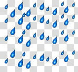 The REALLY BIG Weather Icon Collection, raindrops transparent background PNG clipart