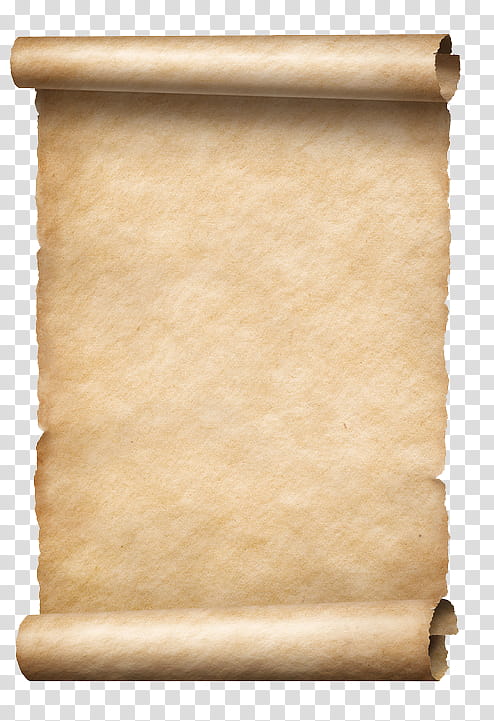 empty brown scroll transparent background PNG clipart