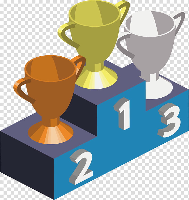 Trophy, Podium, Award, Medal, Champion, Runnerup, Stage, Animation transparent background PNG clipart