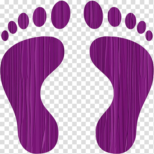 Pink, Footprint, Animal Track, Human, Shoe, Violet, Purple, Magenta transparent background PNG clipart