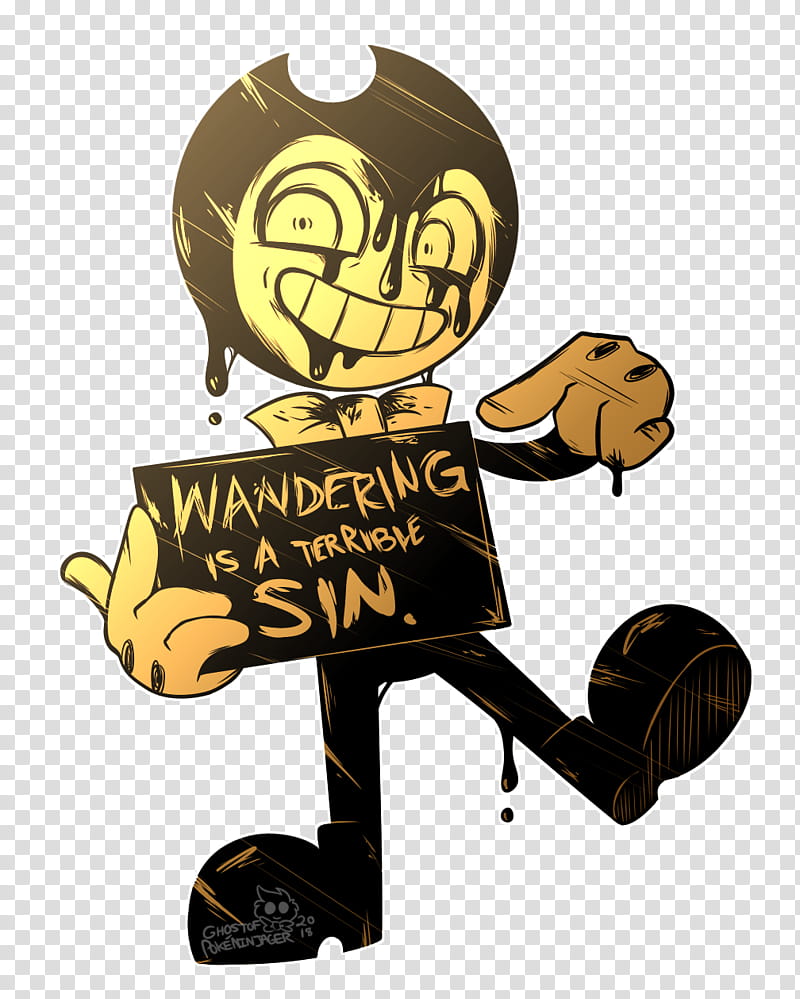 Bendy And The Ink Machine, Video Games, Cartoon, Fan Art, Themeatly Games, Drawing, Five Nights At Freddys, Animation transparent background PNG clipart