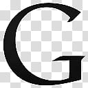Devine Icons Part , old black Google G icon transparent background PNG clipart